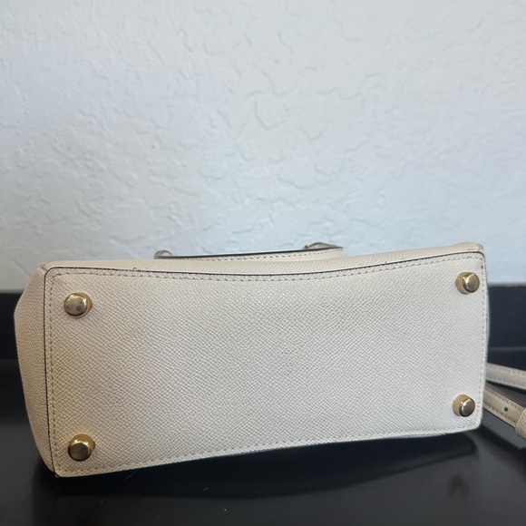 Coach gold/cream Satchel Bag - Picture 3 of 5